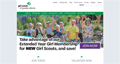 Desktop Screenshot of girlscoutsatl.org